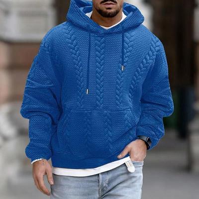 Men's Chunky Knit Hoodie Warm Comfortable