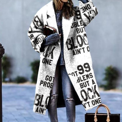 Stylish women's longline jacket