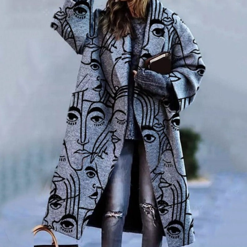 Stylish women's longline jacket