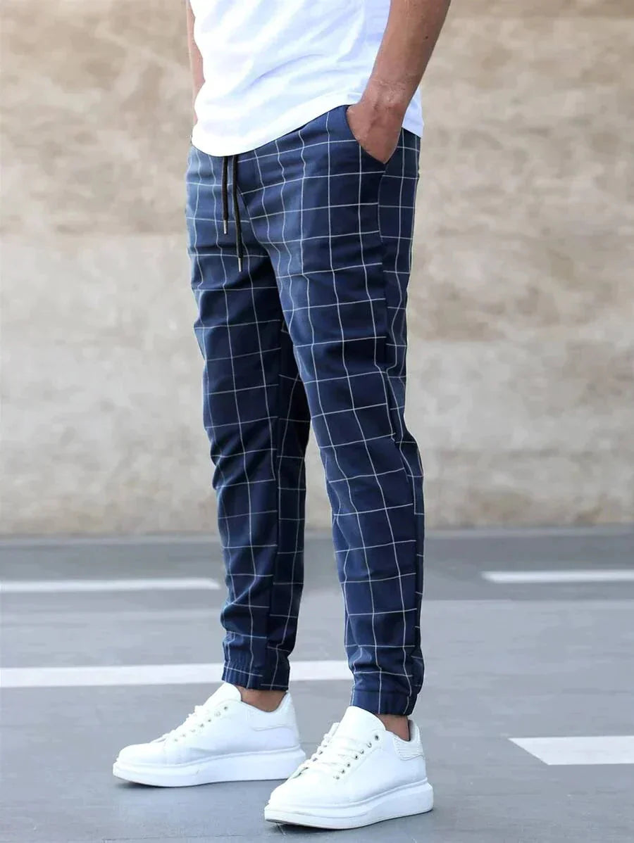 Men's Elastic Drawstring Jogger Pants
