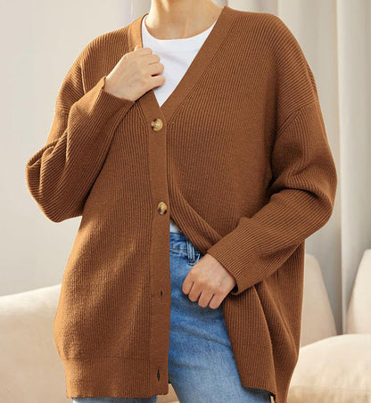 Women's Oversized Cardigan Autumn Model