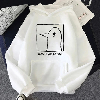 Stylish Hoodie Punpun Graphic