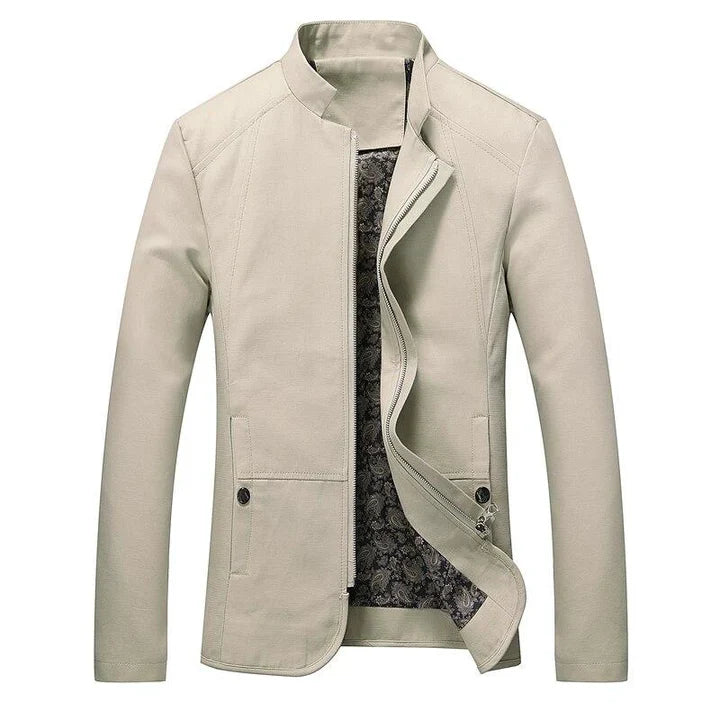 Herren Übergangsjacke Mit Seitentaschen Praktisch - IdealeKleiden