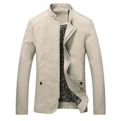 Herren Übergangsjacke Mit Seitentaschen Praktisch - IdealeKleiden