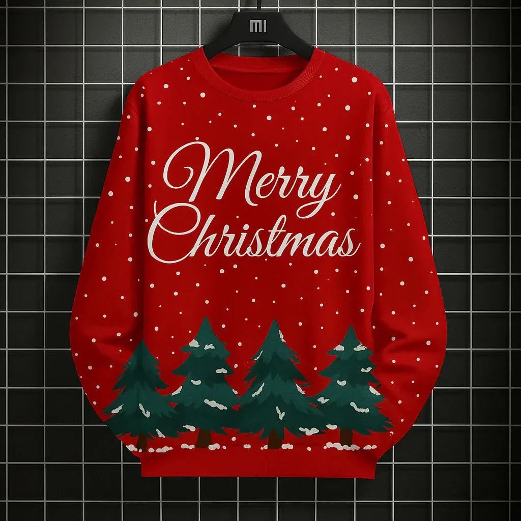 Weihnachts Sweatshirt Herren - Bequem & Einzigartig 3D Druck - IdealeKleiden