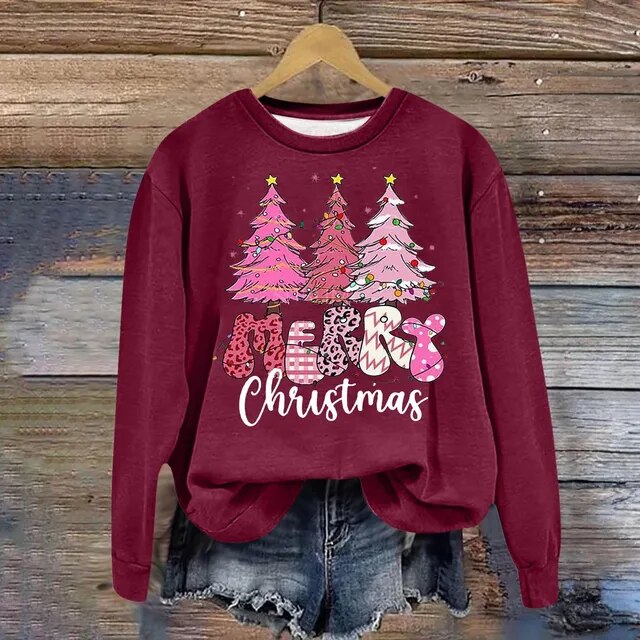 Festive Christmas Sweater with Motif
