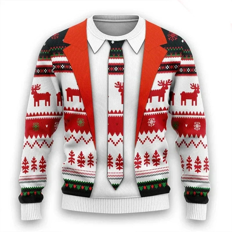 Weihnachtspullover 3D Design Warm & Stylish