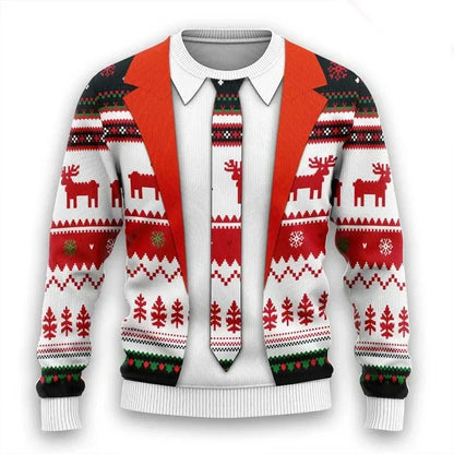 Weihnachtspullover 3D Design Warm & Stylish