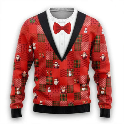 Weihnachtspullover 3D Design Warm & Stylish