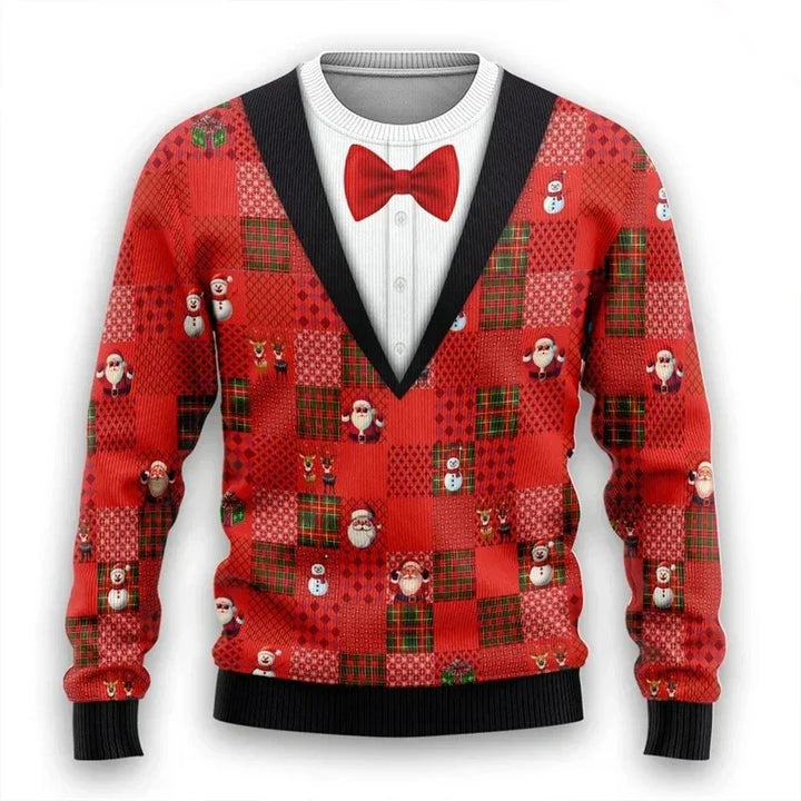 Weihnachtspullover 3D Design Warm &amp; Stylish