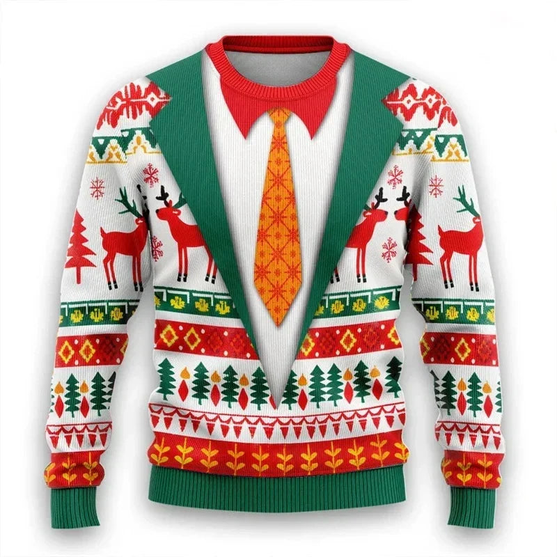 Weihnachtspullover 3D Design Warm & Stylish