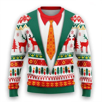Weihnachtspullover 3D Design Warm & Stylish