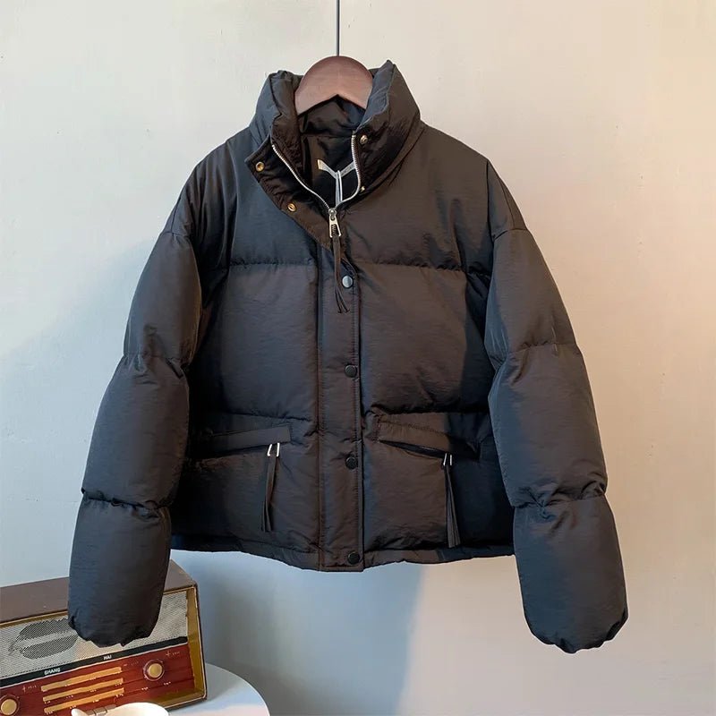 Elegant Women's Winter Jacket Warm Quilted