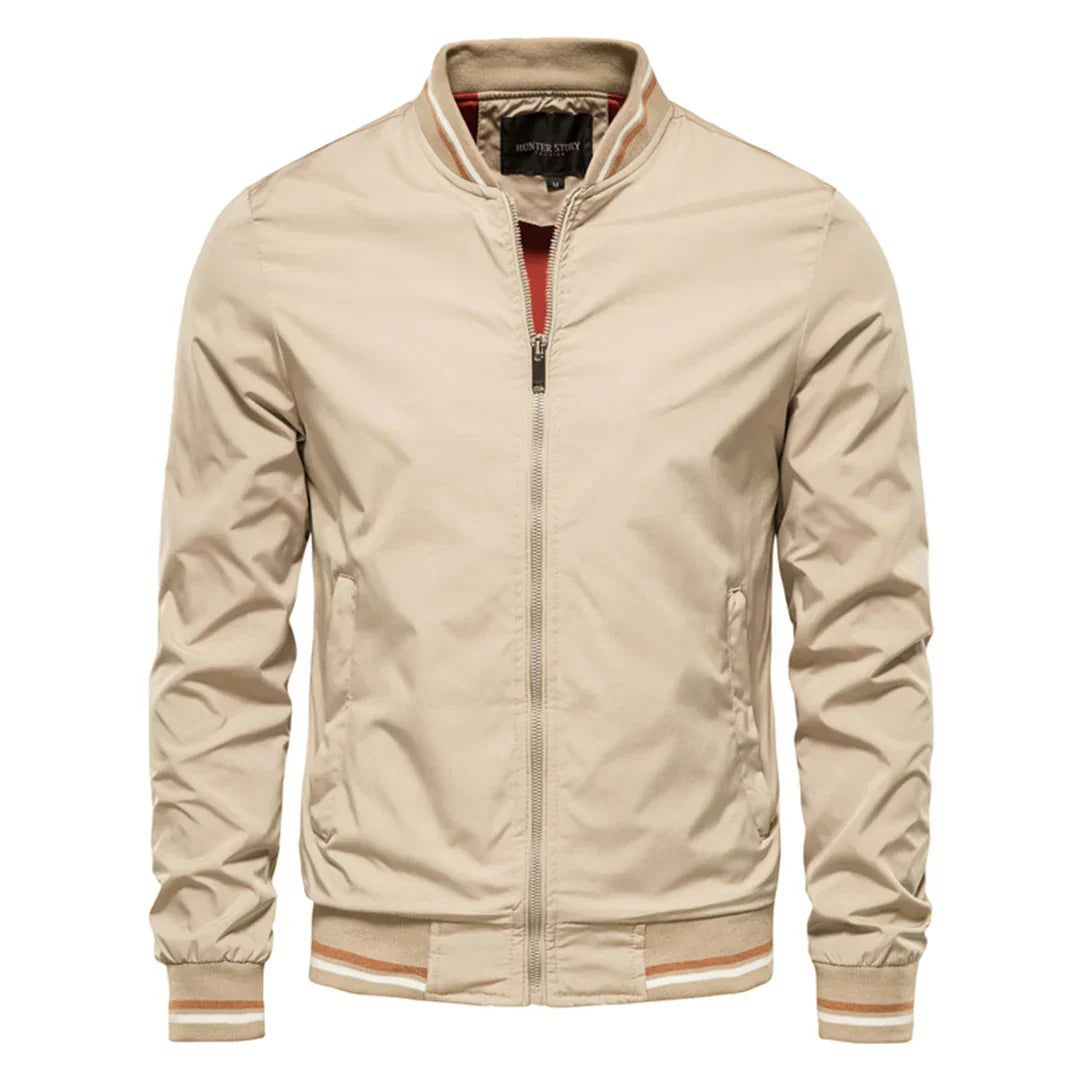 Lightweight Men's Sporty Bomber Jacket