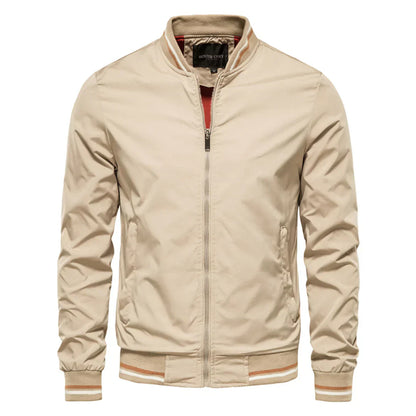 Lightweight Men's Sporty Bomber Jacket