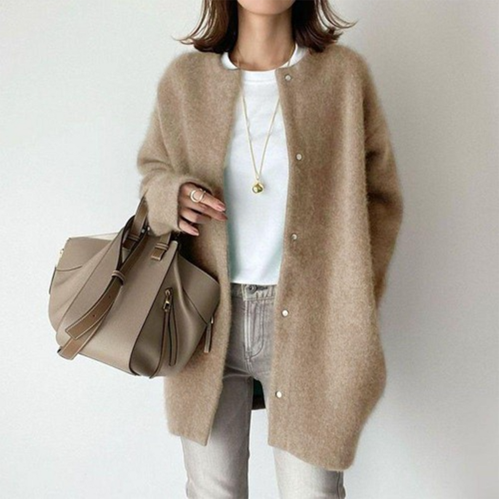 Women's Cardigan With Pockets Modern Liora