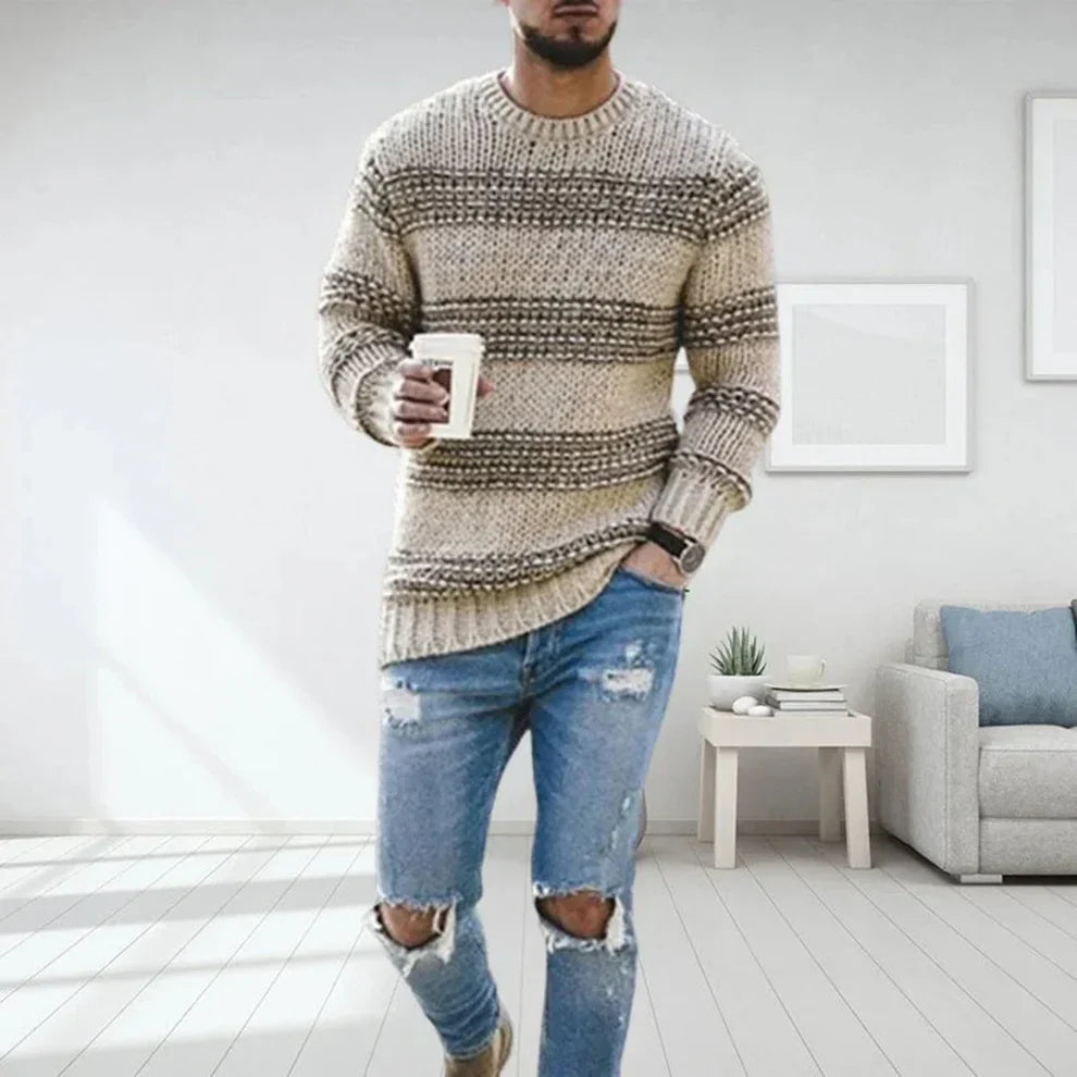 Carlo Herren Pullover Weich Strick - IdealeKleiden