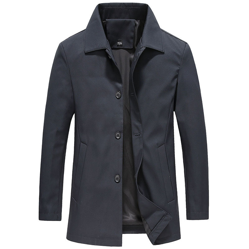 Men's Slim Fit Blazer Collar Jacket