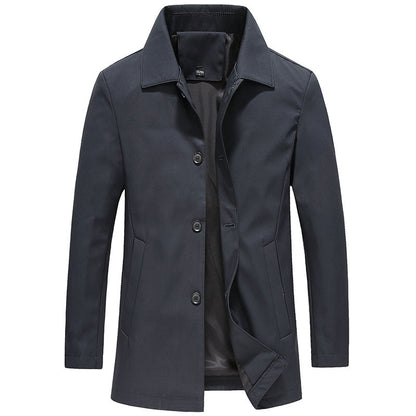 Men's Slim Fit Blazer Collar Jacket
