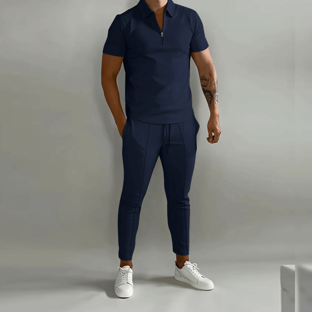Herren Jogginganzug Set Sportlich Komfortabel - IdealeKleiden