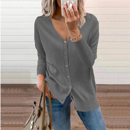 Women's Modern V-Neck Cardigan