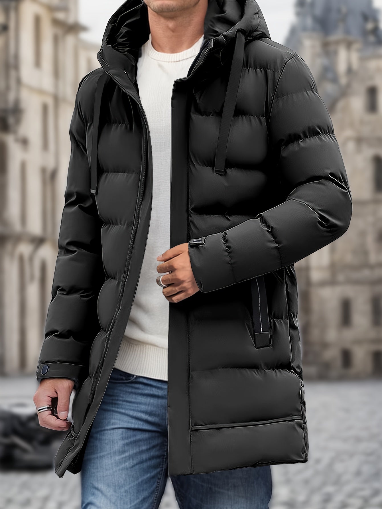Wattierte Winterjacke Damen Warm Isoliert