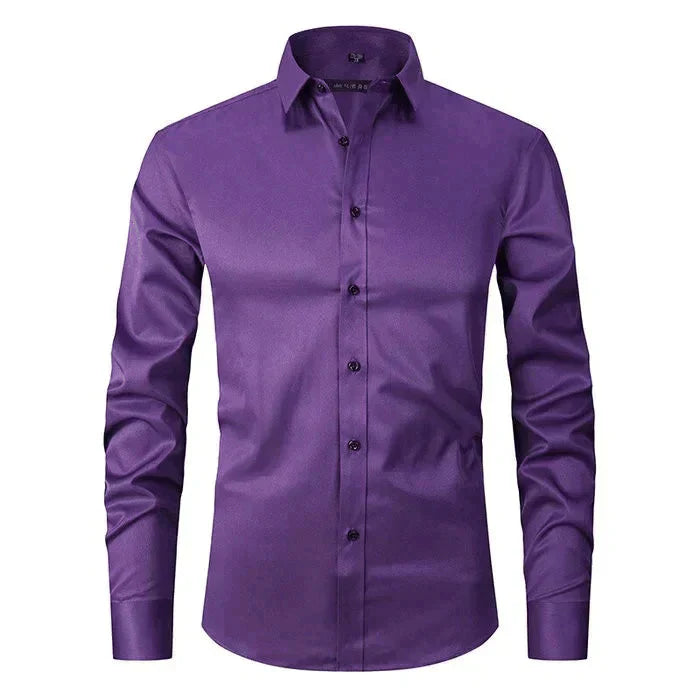 Men's Shirt Stretch Wrinkle-Free Modern