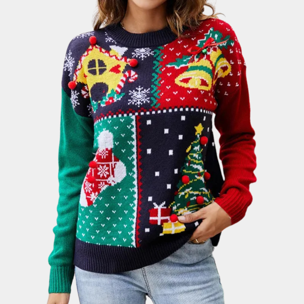 Women's Merry Christmas Knitted Jumper