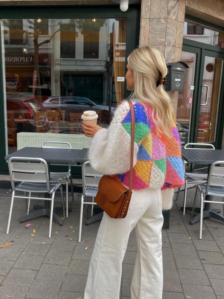 Colorful Knitted Sweaters for Women