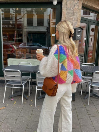 Colorful Knitted Sweaters for Women