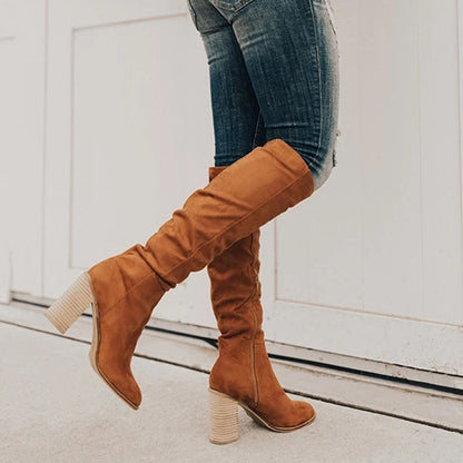 Damen Stiefel Elegant Schmal