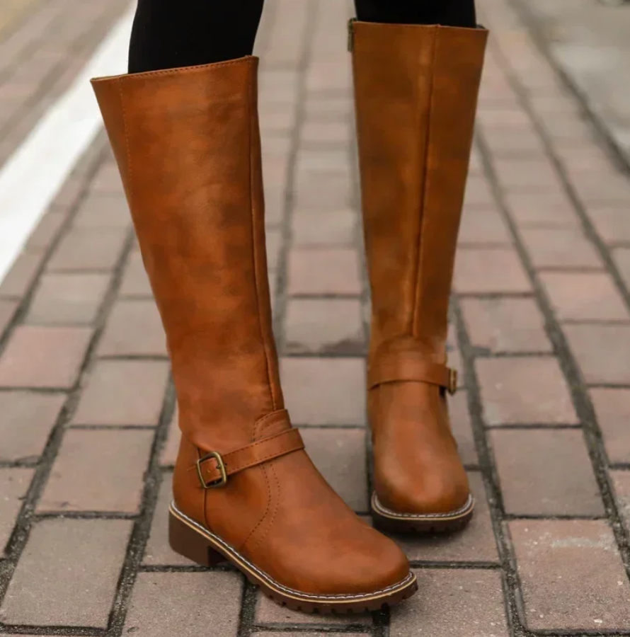 Damenschuhe Mit Schnalle Hoher Absatz - IdealeKleiden
