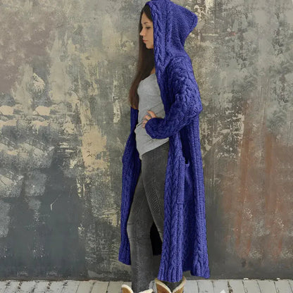 Kuschelstrickjacke Warm Gestrickt