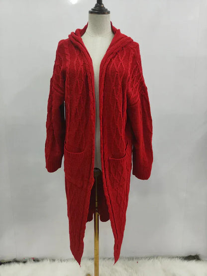 Kuschelstrickjacke Warm Gestrickt