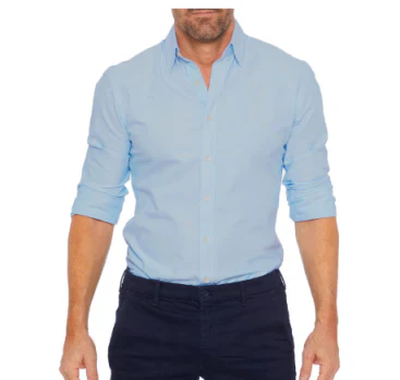 Men's Shirt Modern Collar Long-Sleeved