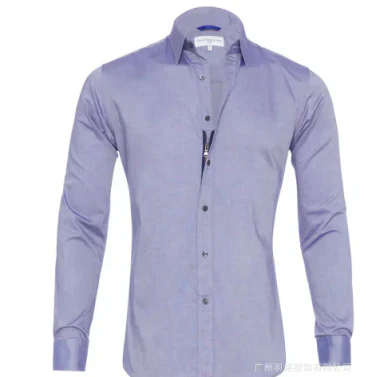 Men's Shirt Modern Collar Long-Sleeved