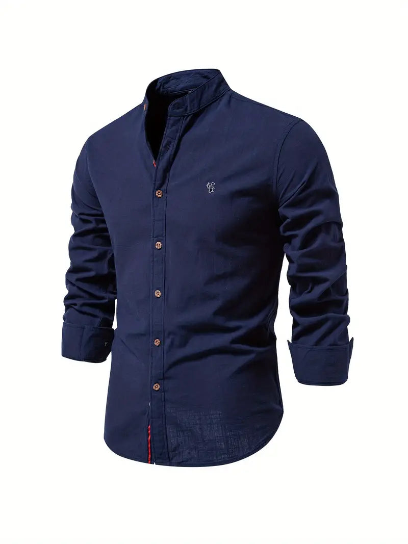Men's Slim Fit Lightweight Long-Sleeve Shirt