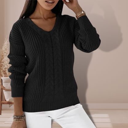 Women's Soft Cable Knit Sweater