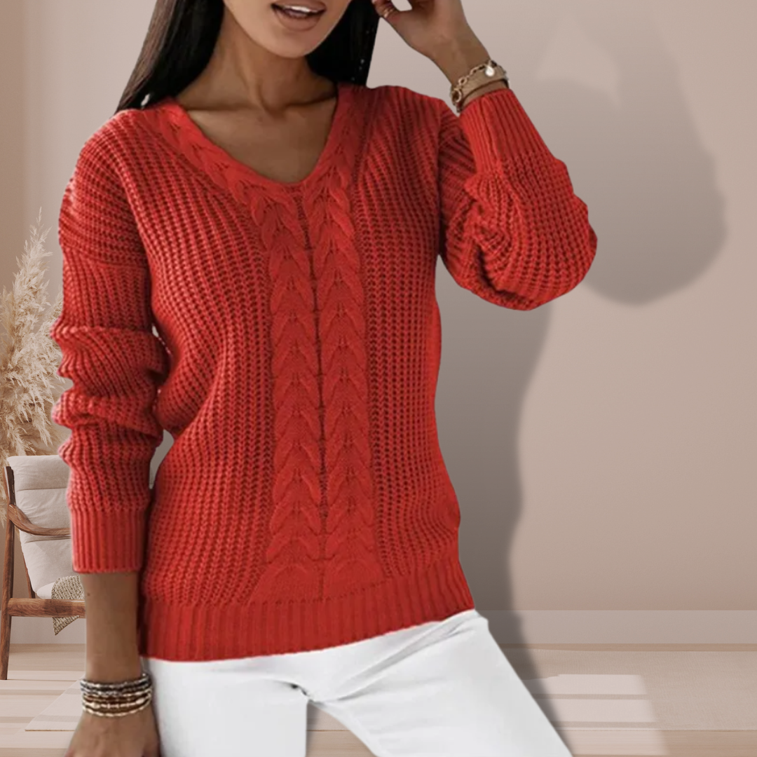 Women's Soft Cable Knit Sweater