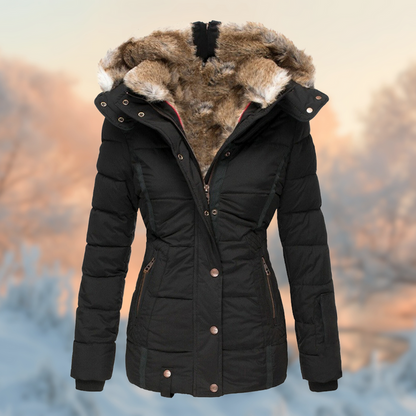 Warm Winter Jacket for Women With Plush Lining