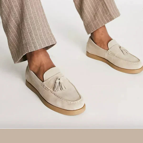 Elegante Herren Loafer aus Wildleder, Bequem & Stilvoll - IdealeKleiden