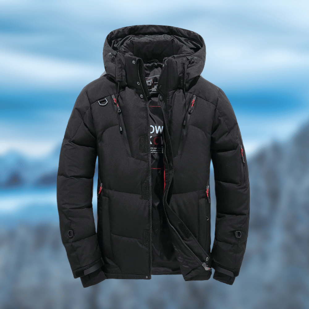 ALI - Moderne Damen Winterjacke Schwarz - IdealeKleiden