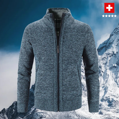 Eleganter Winter-Cardigan für Herren - IdealeKleiden