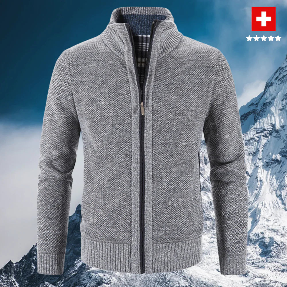 Elegant Men's Winter Cardigan
