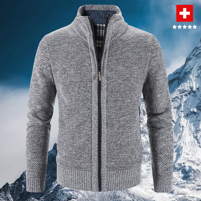 Elegant Men's Winter Cardigan