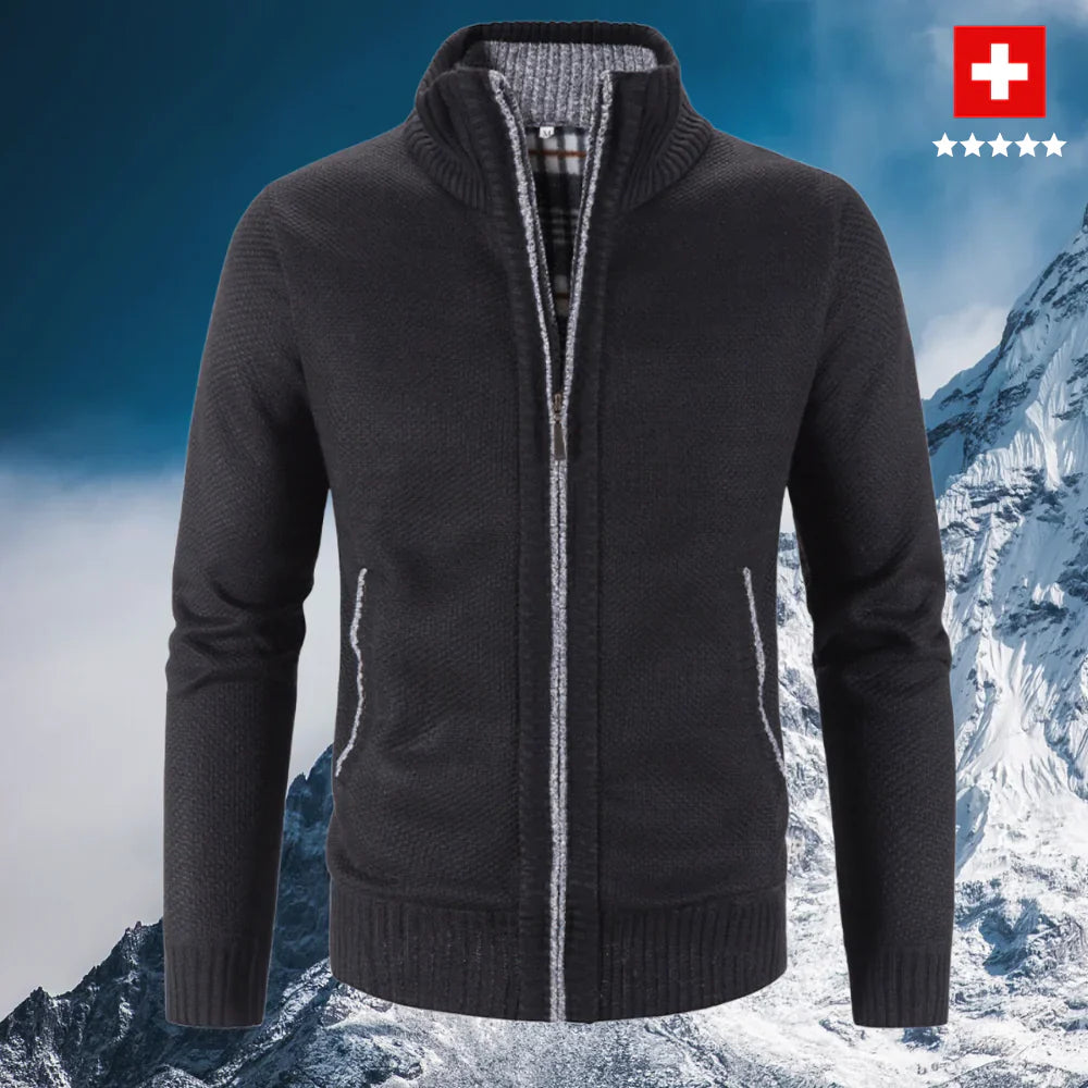 Elegant Men's Winter Cardigan