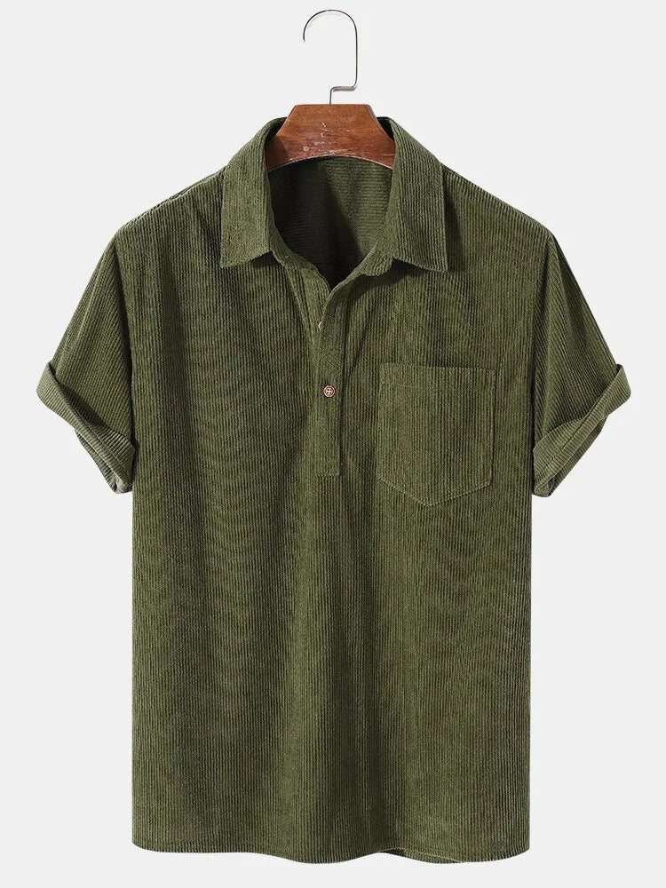 Men's Short Sleeve Polo Shirt Relaxed Fit