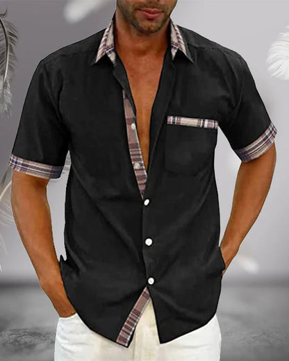 Men's Short Sleeve Casual Shirt