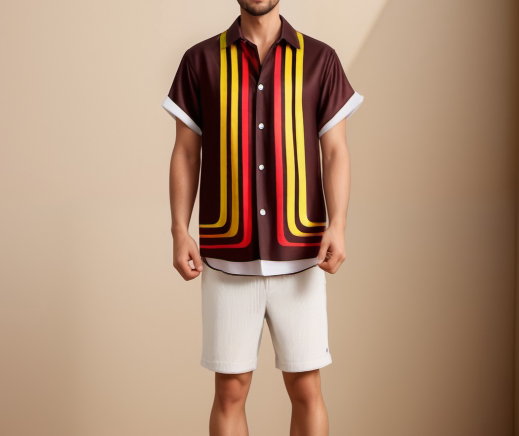 Men's Short-Sleeve Lightweight Summer Shirt
