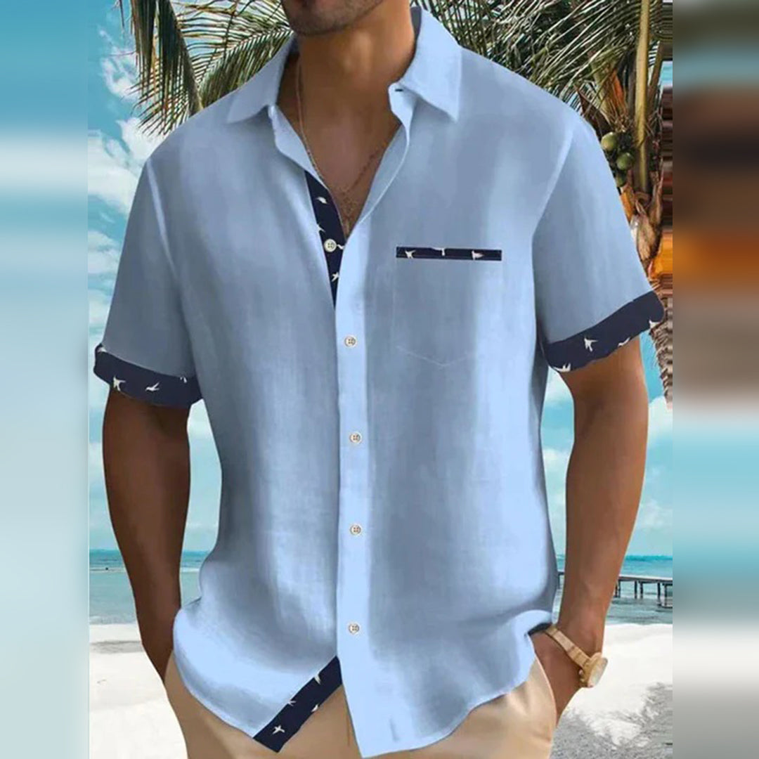 Men's Lightweight Short-Sleeve Summer Shirt